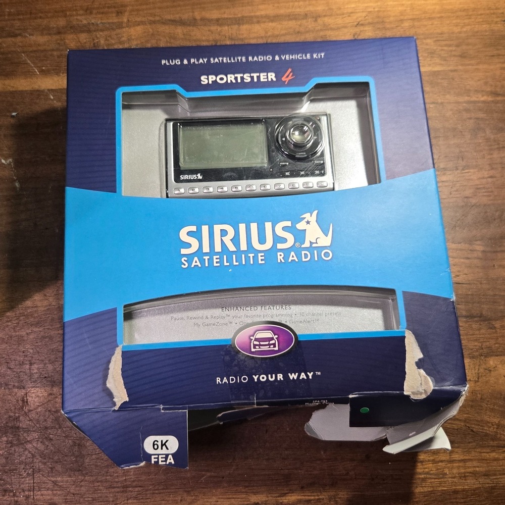 Sirius Sportster 4 SP4-TK1 For Sirius Car Satellite Radio Receiver New Open